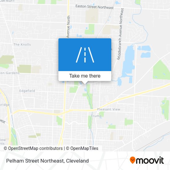 Mapa de Pelham Street Northeast