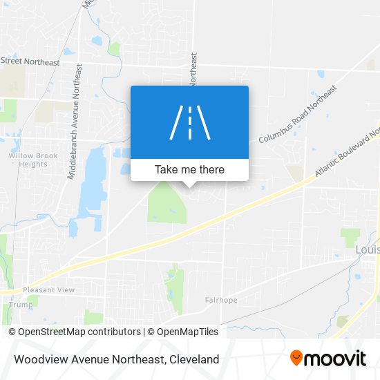 Mapa de Woodview Avenue Northeast