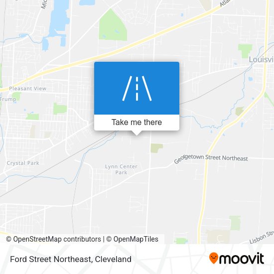Ford Street Northeast map
