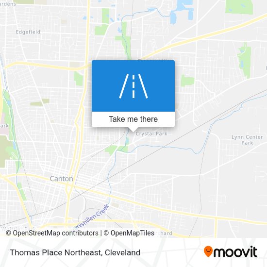 Mapa de Thomas Place Northeast