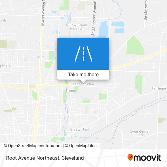 Root Avenue Northeast map
