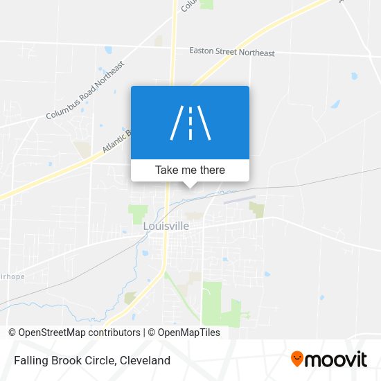 Falling Brook Circle map