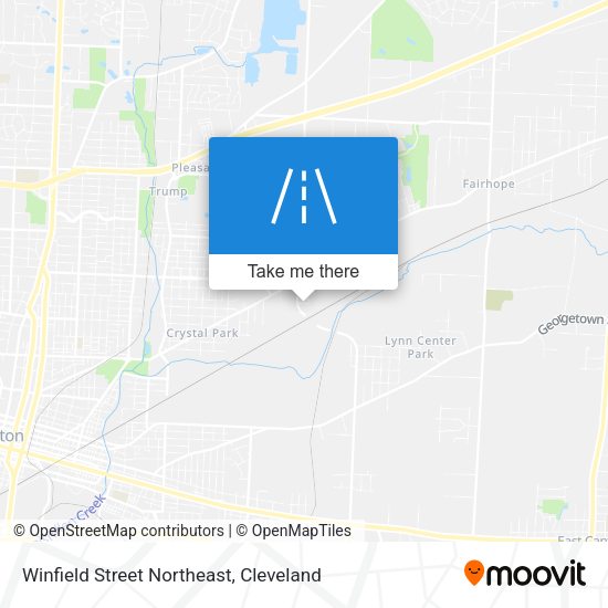 Winfield Street Northeast map