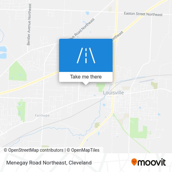 Mapa de Menegay Road Northeast