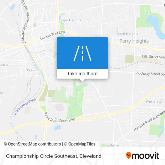 Championship Circle Southeast map