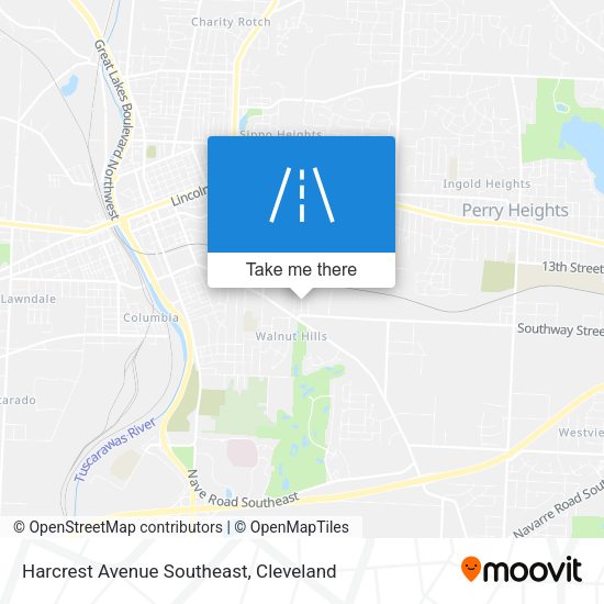 Harcrest Avenue Southeast map