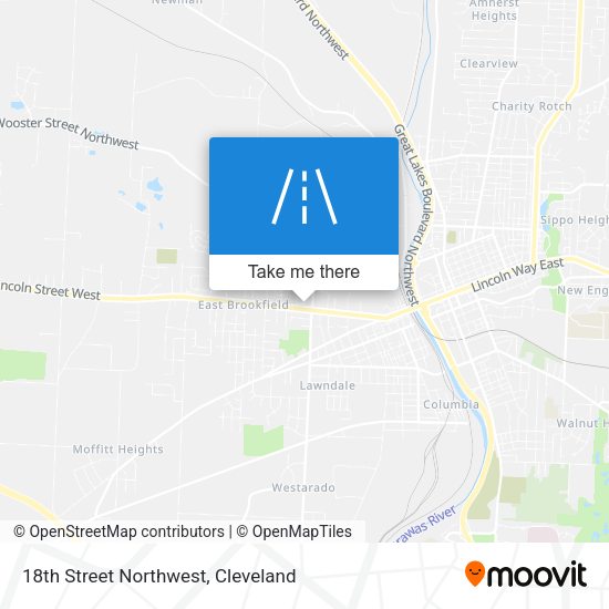 18th Street Northwest map