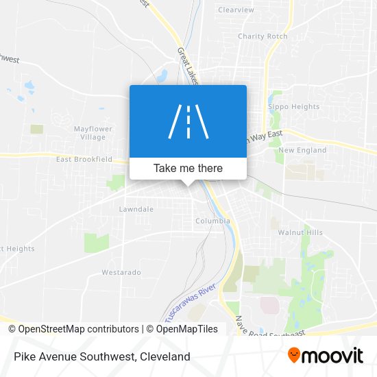 Mapa de Pike Avenue Southwest