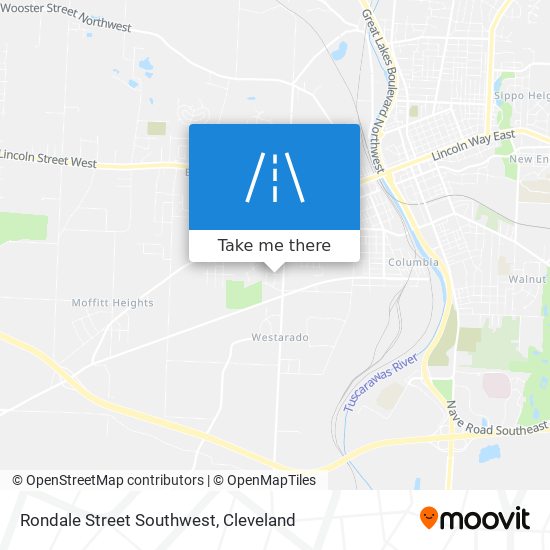 Mapa de Rondale Street Southwest