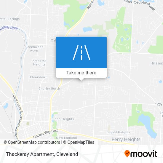 Thackeray Apartment map