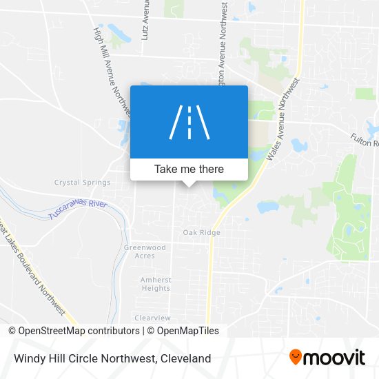 Mapa de Windy Hill Circle Northwest