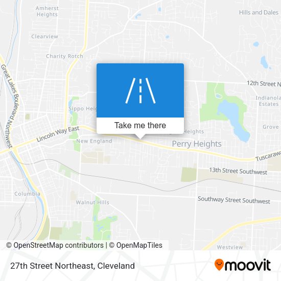 Mapa de 27th Street Northeast