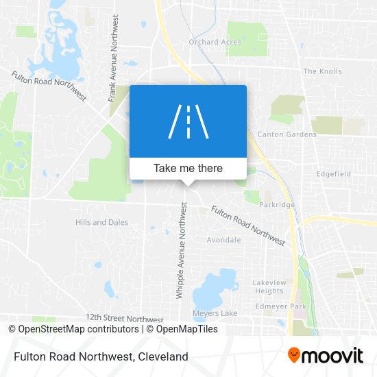 Mapa de Fulton Road Northwest