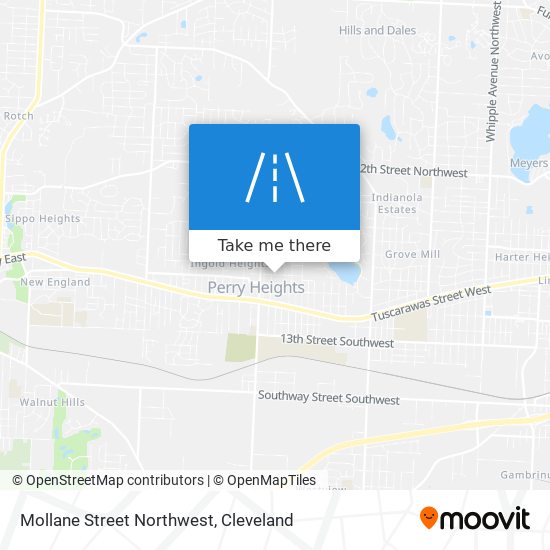 Mollane Street Northwest map