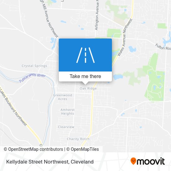 Kellydale Street Northwest map