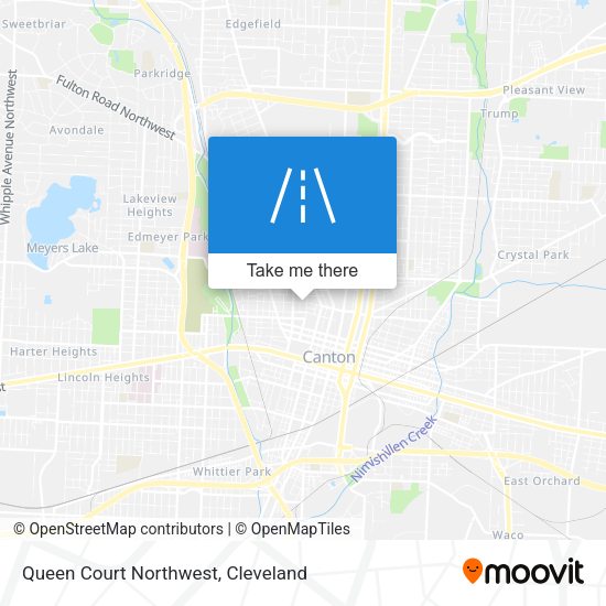 Queen Court Northwest map
