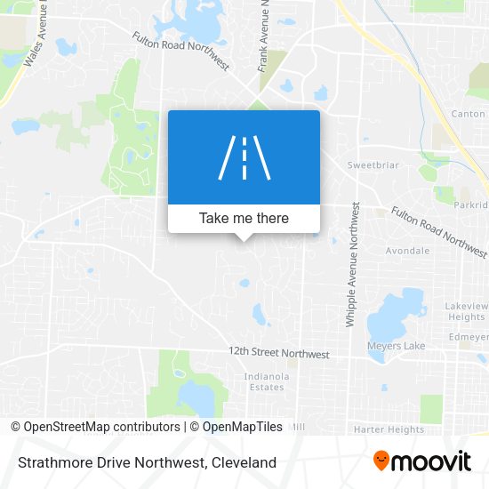 Mapa de Strathmore Drive Northwest