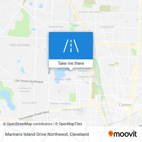 Mariners Island Drive Northwest map