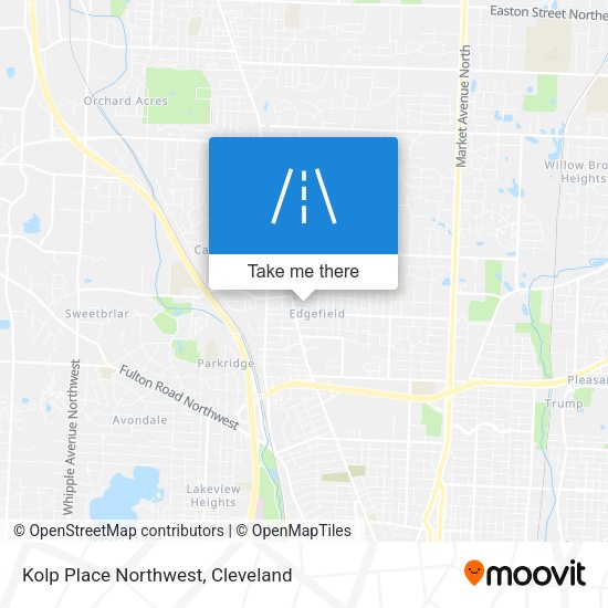 Kolp Place Northwest map