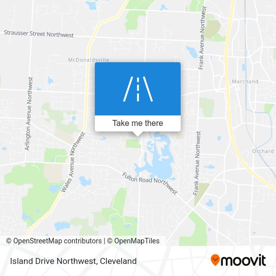 Mapa de Island Drive Northwest