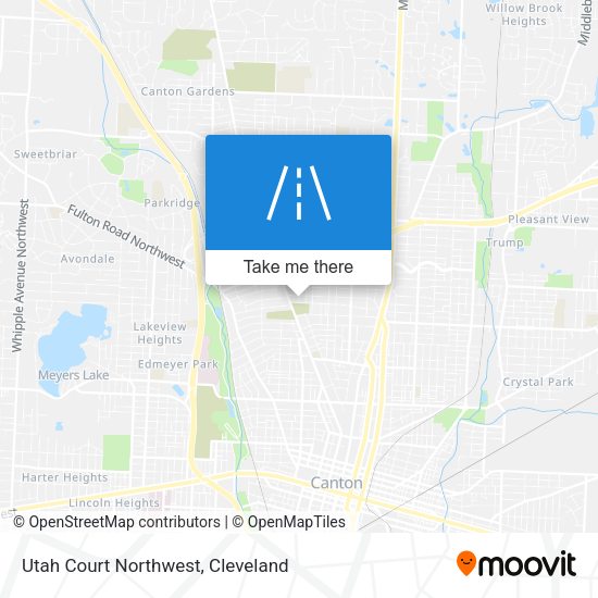 Utah Court Northwest map