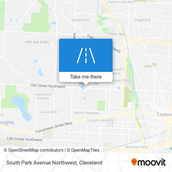 South Park Avenue Northwest map