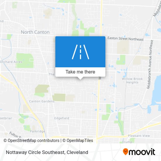 Nottaway Circle Southeast map