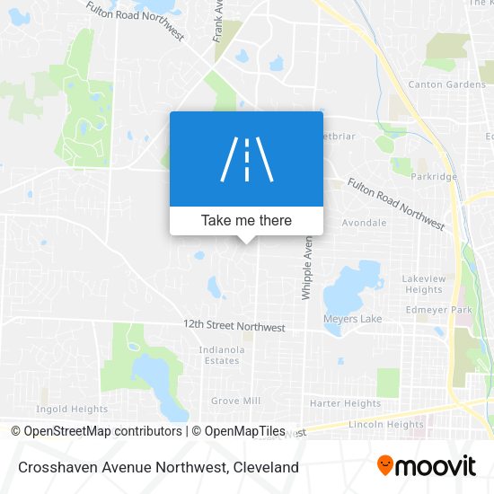 Crosshaven Avenue Northwest map