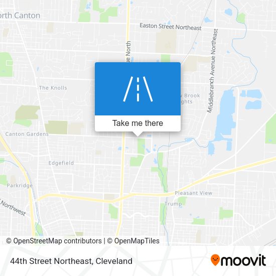 Mapa de 44th Street Northeast