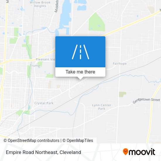 Mapa de Empire Road Northeast