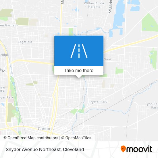 Snyder Avenue Northeast map