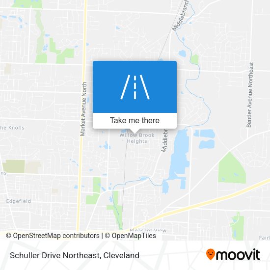 Schuller Drive Northeast map