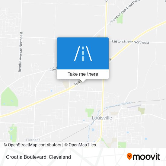Croatia Boulevard map