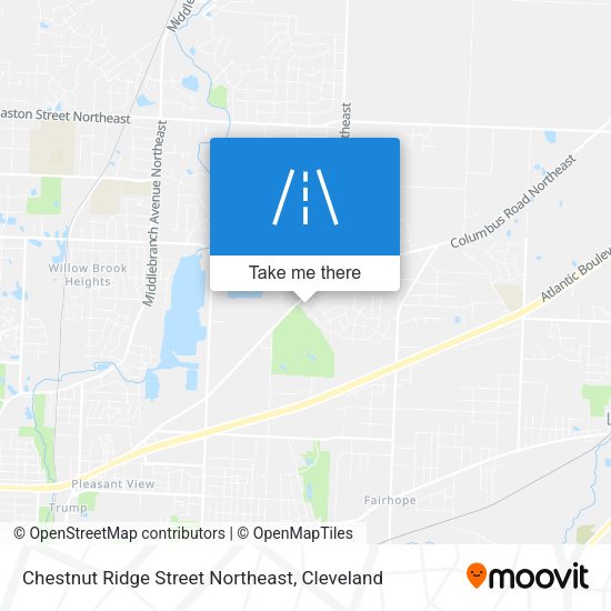 Chestnut Ridge Street Northeast map