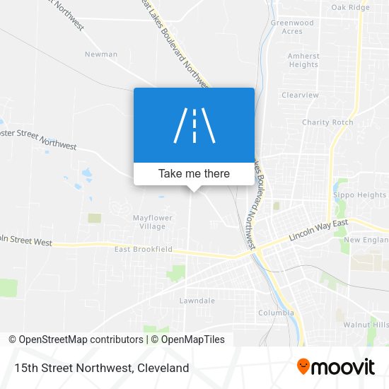 15th Street Northwest map