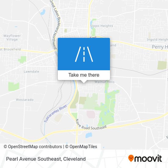 Pearl Avenue Southeast map