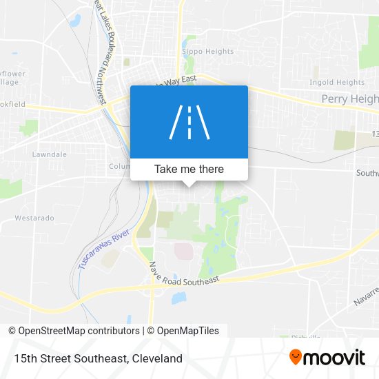 Mapa de 15th Street Southeast
