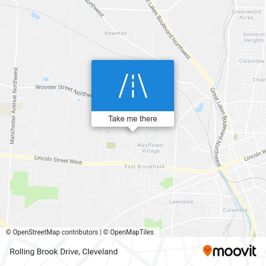 Mapa de Rolling Brook Drive