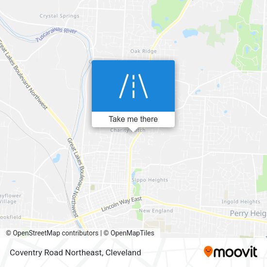 Mapa de Coventry Road Northeast