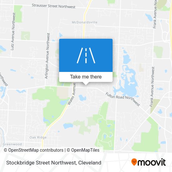 Stockbridge Street Northwest map