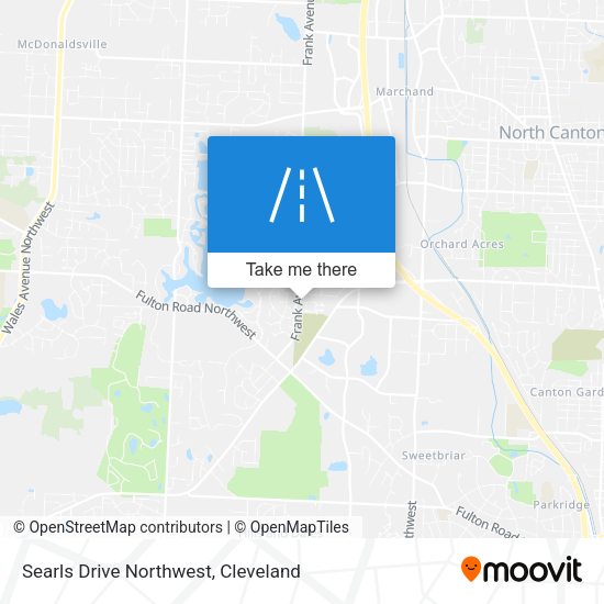 Searls Drive Northwest map