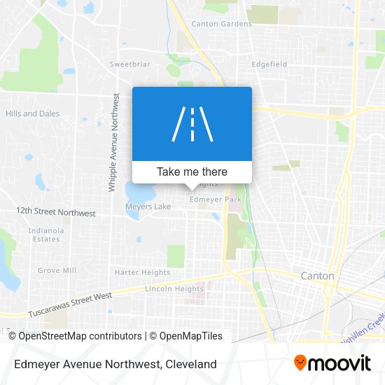 Edmeyer Avenue Northwest map