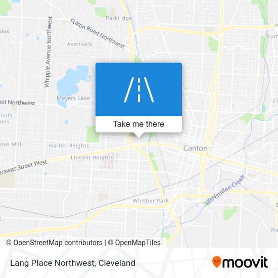 Lang Place Northwest map