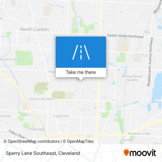 Sperry Lane Southeast map