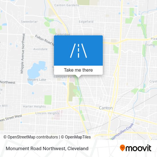 Mapa de Monument Road Northwest
