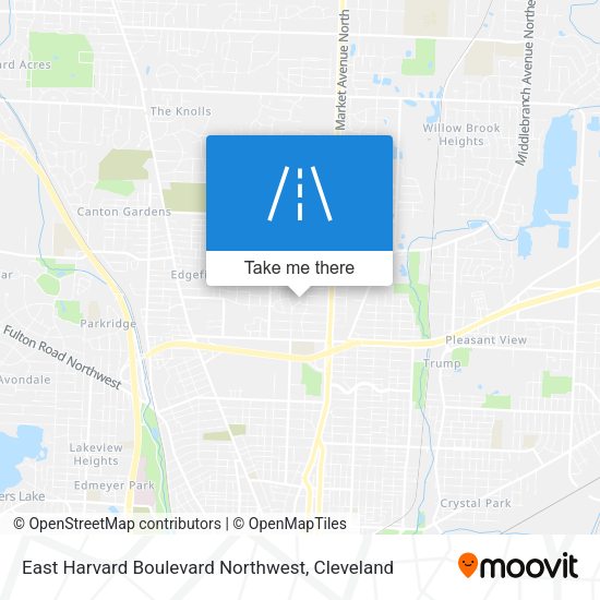 Mapa de East Harvard Boulevard Northwest
