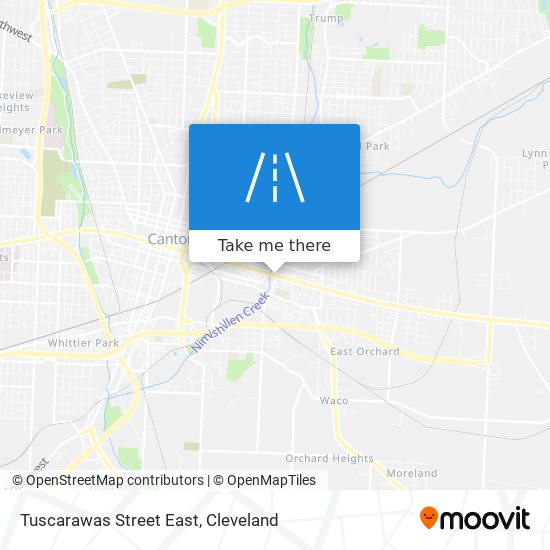 Mapa de Tuscarawas Street East