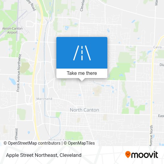 Mapa de Apple Street Northeast