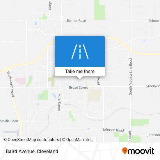 Mapa de Baird Avenue