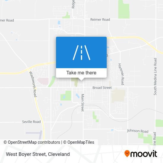 Mapa de West Boyer Street